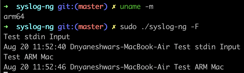 stdin() input tested on macOS (ARM)